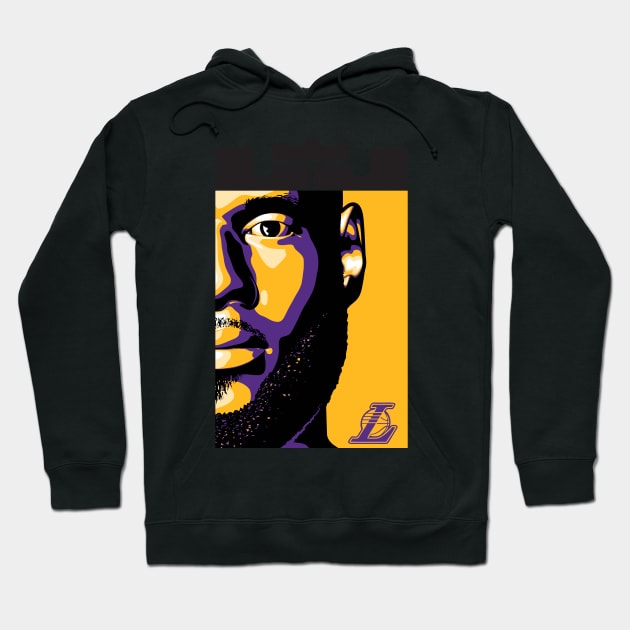 King James Art Hoodie by Ken Asahvey